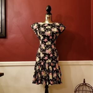 Bluebell Floral Fishtail Dress